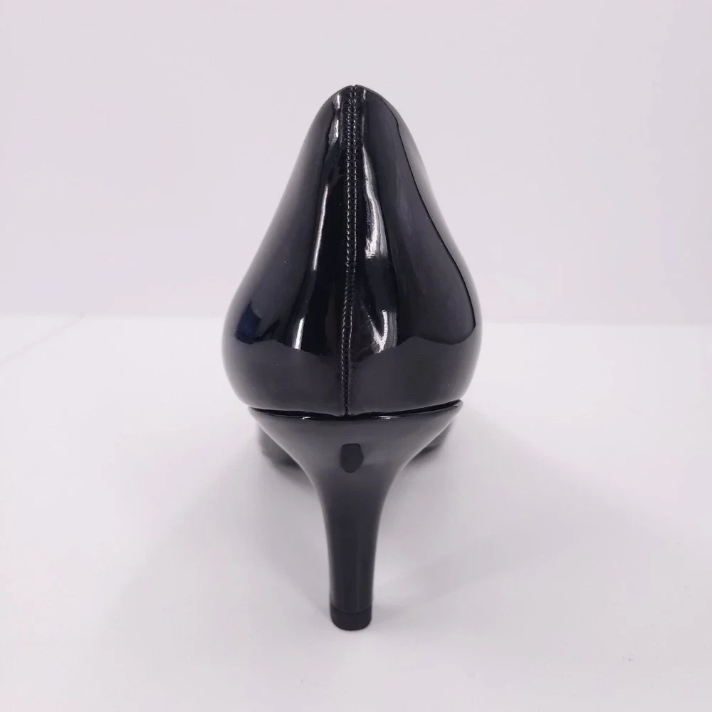 Easy Street Passion Dress Pumps Black Womens 11 M‎ Patent Slip On Classic Heels